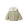 Mango Kids quilted winterjas - groen