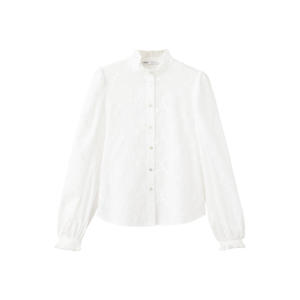 blouse met borduursels - wit