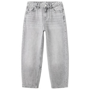 ballon wide leg jeans - grijs