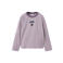 Mango Kids rechtvallende gestreepte longsleeve met studs - paars