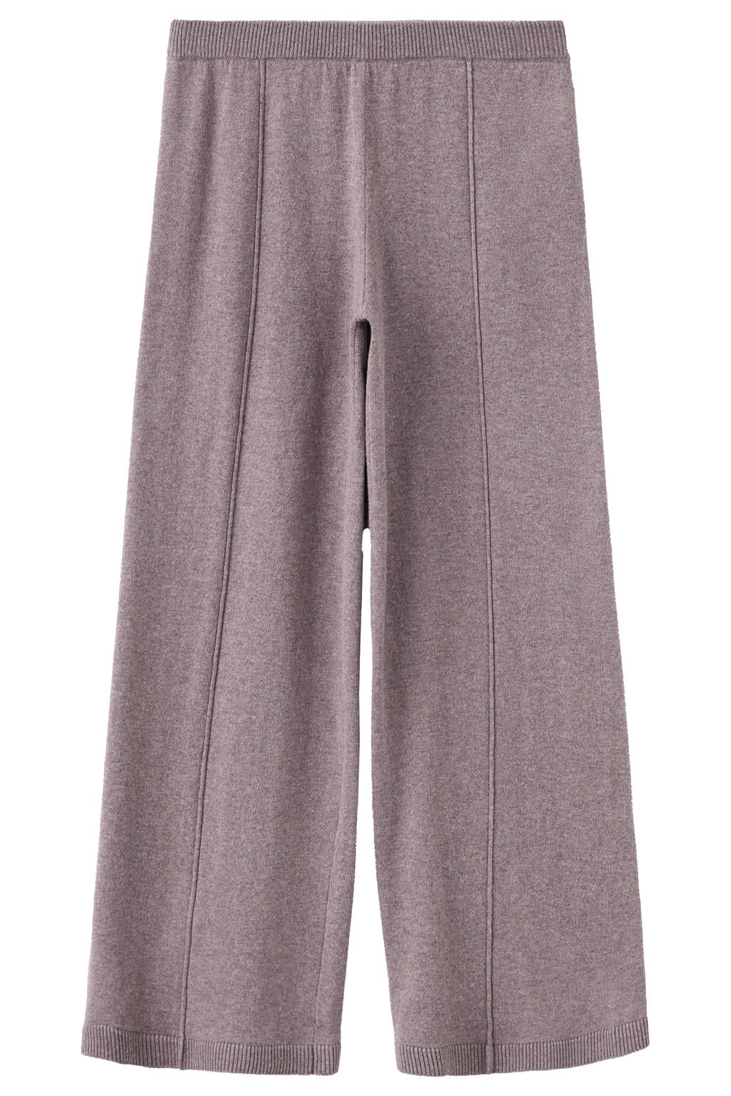 Mango Kids regular waist wide leg casual broek - paars