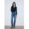 Mango straight leg jeans - middelblauw