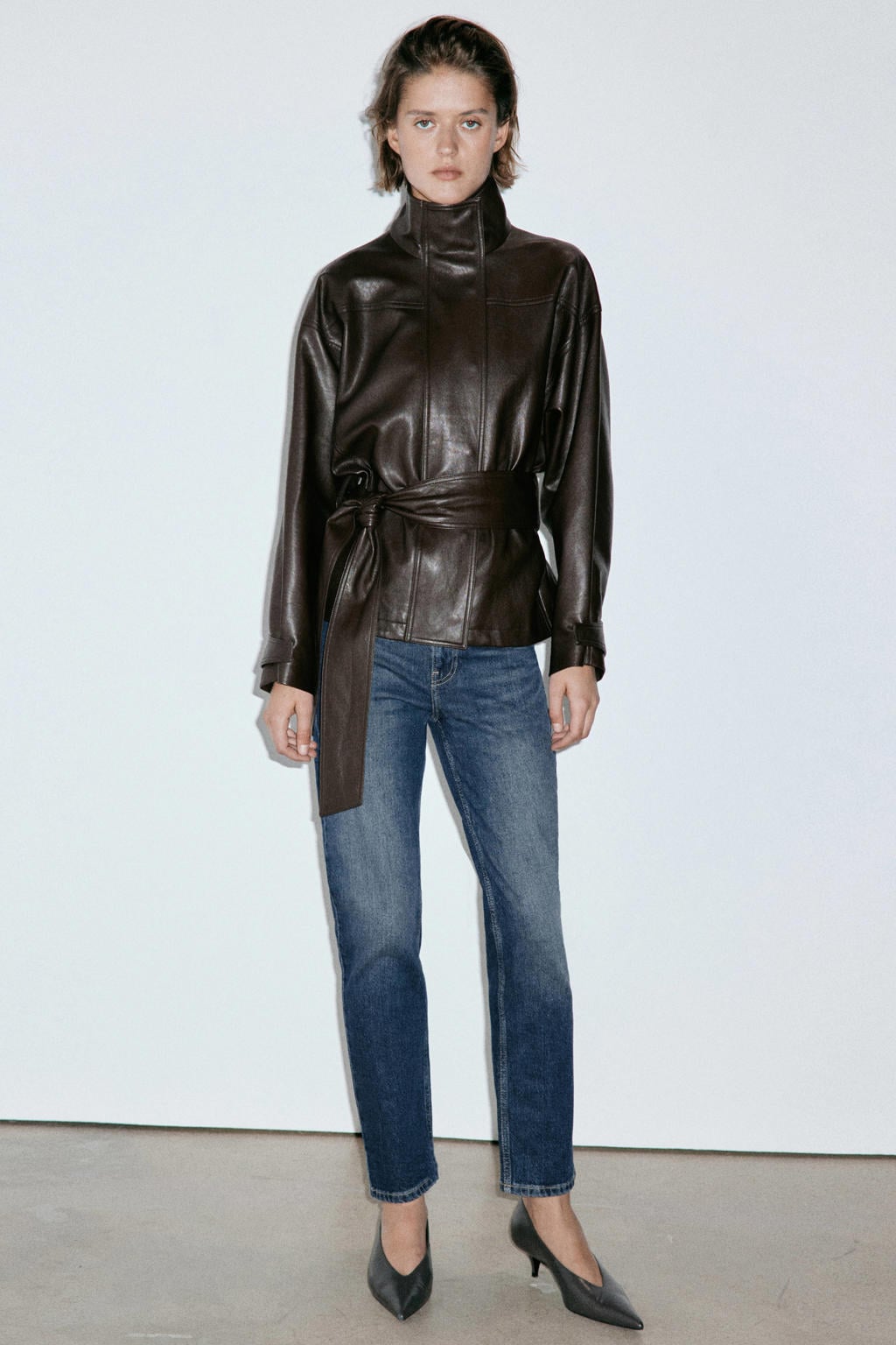 Mango regular waist mom jeans - donkerblauw