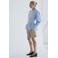 Mango straight leg bermuda short - beige