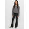 Mango Kids longsleeve met plooien - antraciet