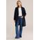 WE Fashion winterjas met wol - donkerblauw