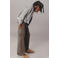 Mango Kids wide leg jeans - donkerbruin