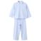 Mango Kids gestreepte pyjama - lichtblauw/wit