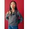 Mango Kids one shoulder gebloemde top met ruches - grijs