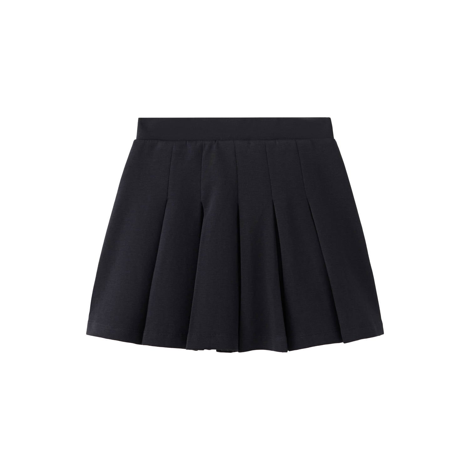 Mango Kids korte plooirok zwart