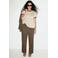 Mango regular fit broek - olijfgroen