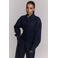 Alix the Label getailleerde blouse - donkerblauw