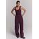 Alix the Label wide leg cargobroek - aubergine