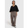 Alix the Label baggy cargobroek met dierenprint - bruin