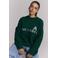 Alix the Label gebreide trui met wol - groen