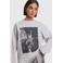 Alix the Label T-shirt met backprint - grijs