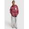 Alix the Label geruite blouse met rafels - koraalrood