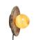 it's about RoMi marmeren dimbare wandlamp TIVOLI G9 - bruin
