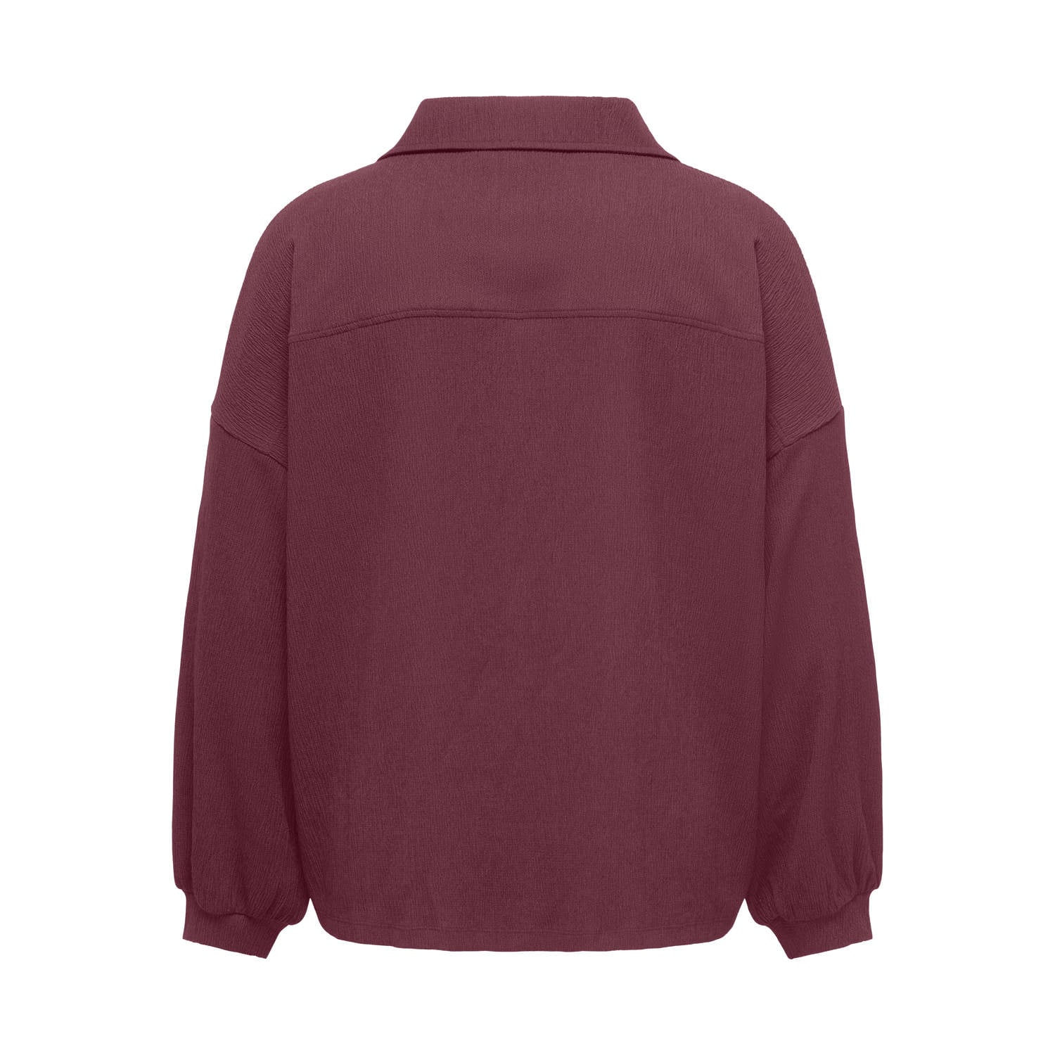 ONLY CARMAKOMA Plus Size blouse donkerrood