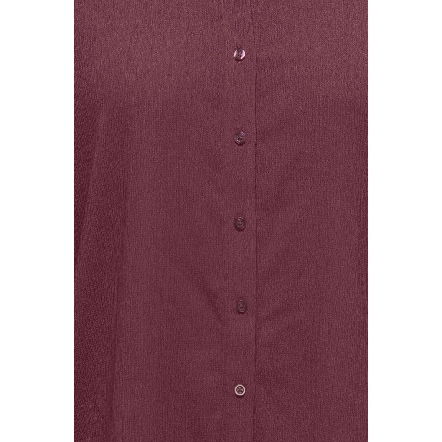 ONLY CARMAKOMA Plus Size blouse donkerrood