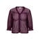 ONLY CARMAKOMA Plus Size kanten blouse - donkerrood