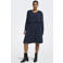 ONLY CARMAKOMA Carmetta L/S Mini Dress Wvn Plus Size jurk - donkerblauw