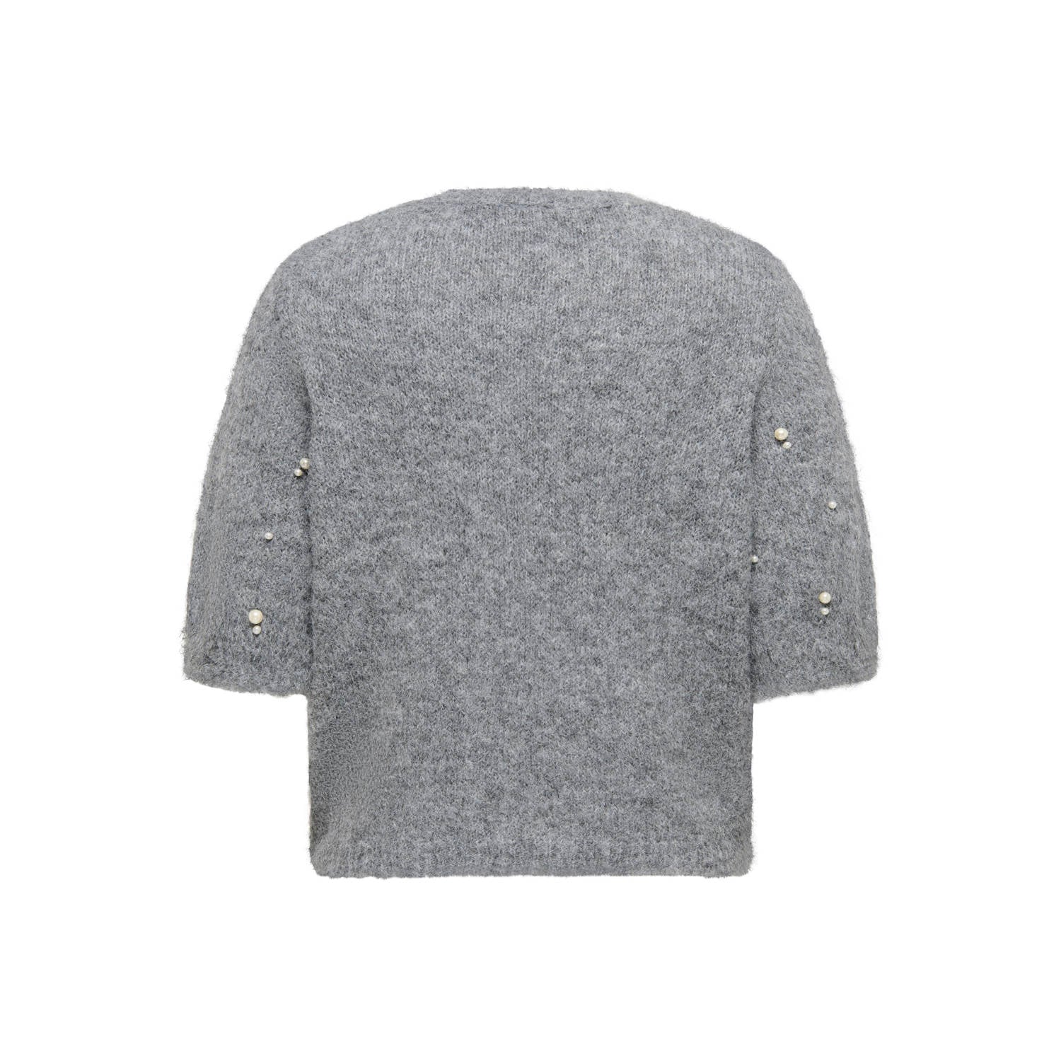 ONLY CARMAKOMA Plus Size gebreide trui grijs