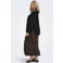 ONLY CARMAKOMA Plus Size gebreide midi rok - bruin