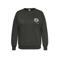 ONLY CARMAKOMA Plus Size katoenen rechtvallende sweater met print - grijs