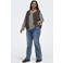 ONLY CARMAKOMA Plus Size teddy gilet - donkerbruin