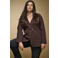 ONLY CARMAKOMA Plus Size gebreid vest - donkerbruin