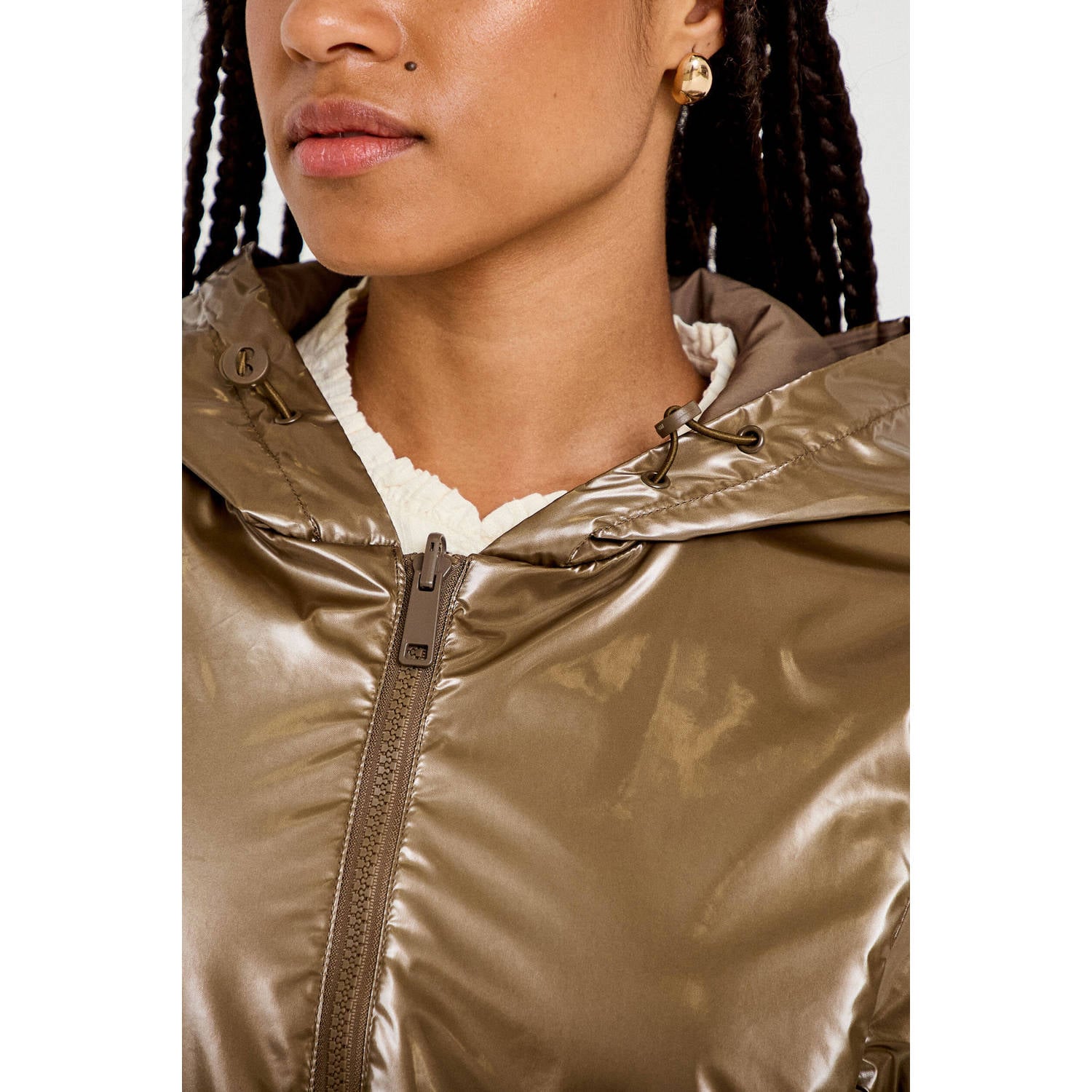 Cache parka taupe