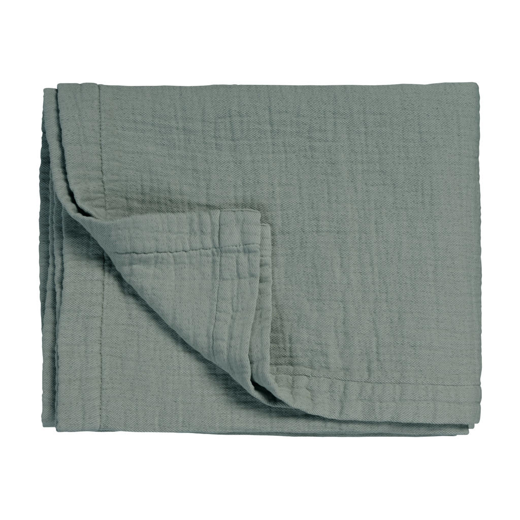 Vandyck PURE 68 G.DYED plaid 160x250 cm - groen