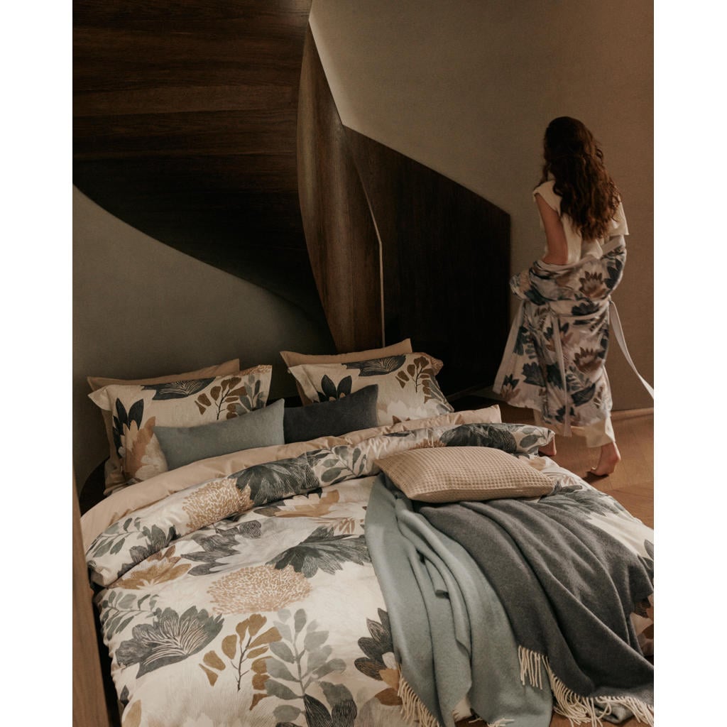 Vandyck katoenen bedsprei 270x250 cm - blauw