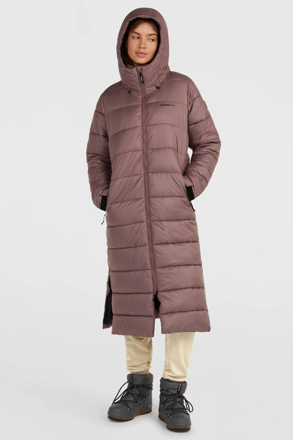 O'Neill gewatteerde winterjas - oudroze