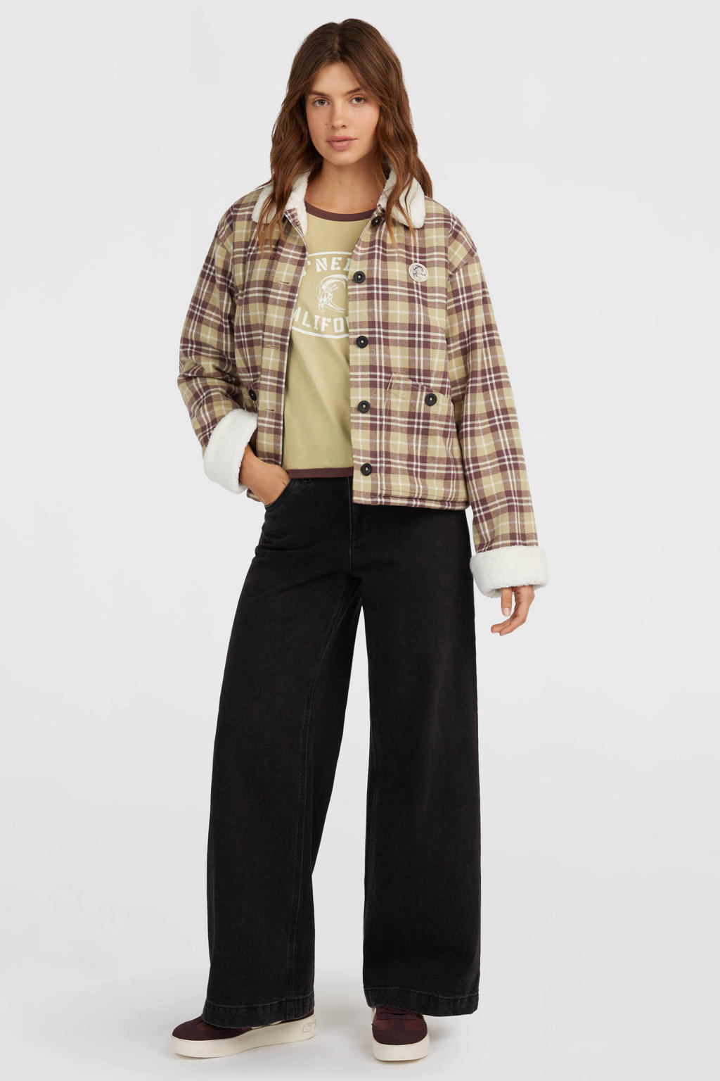 O'Neill wide leg jeans - zwart