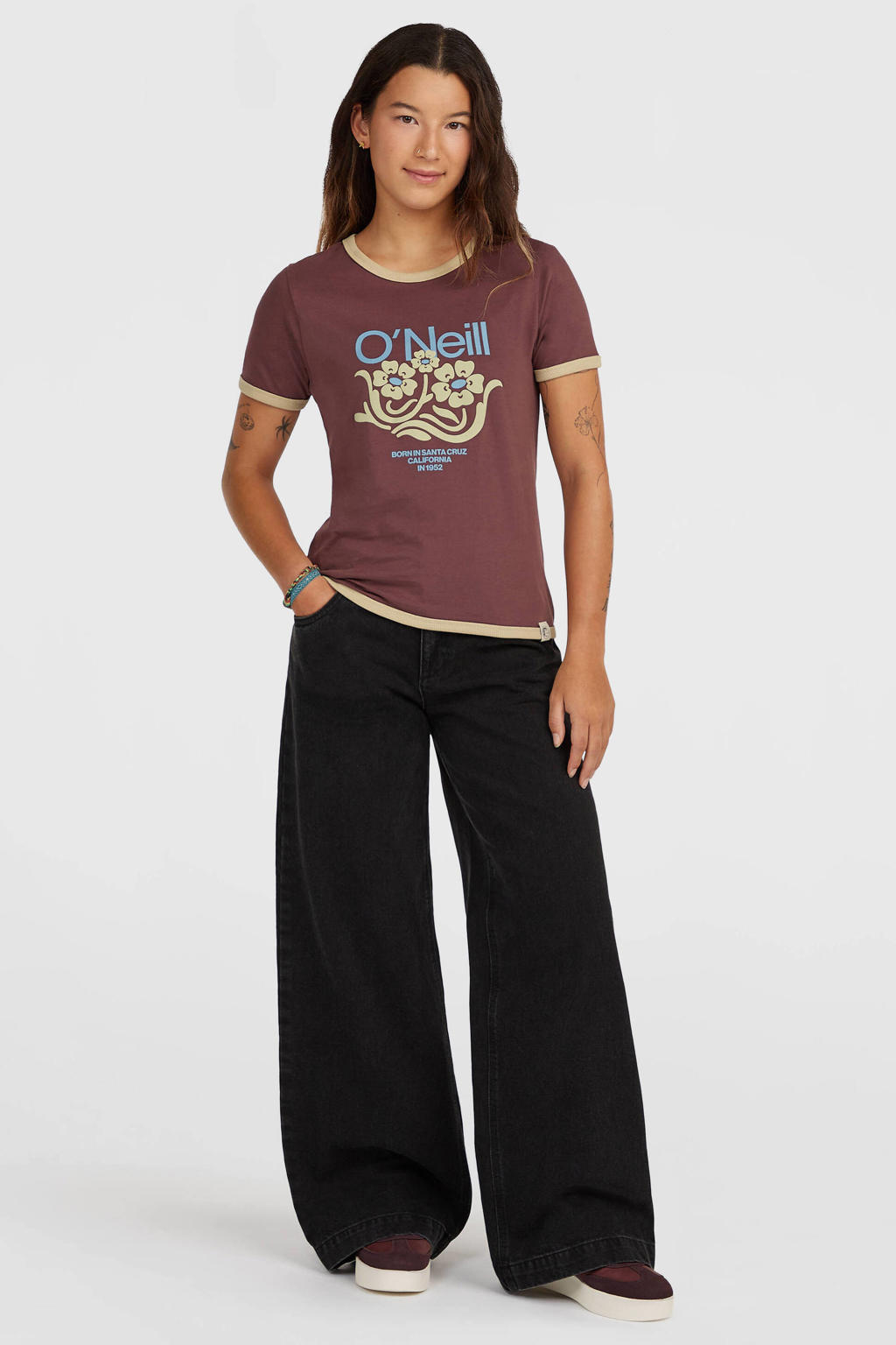 O'Neill T-shirt - roodbruin