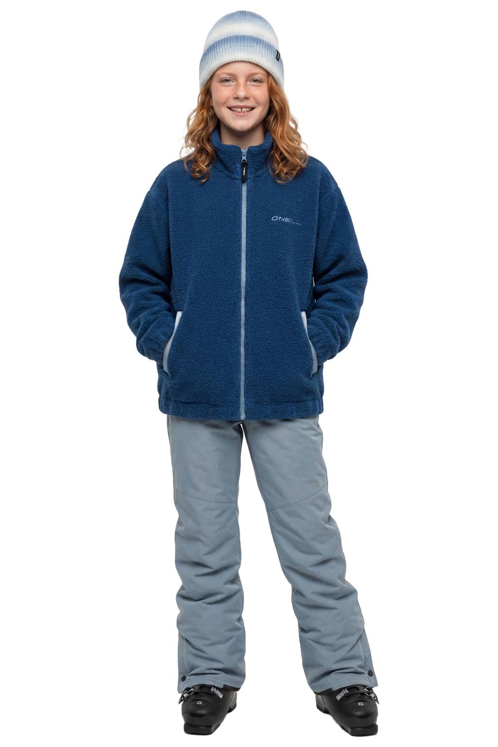 O'Neill teddy outdoor vest met print - blauw