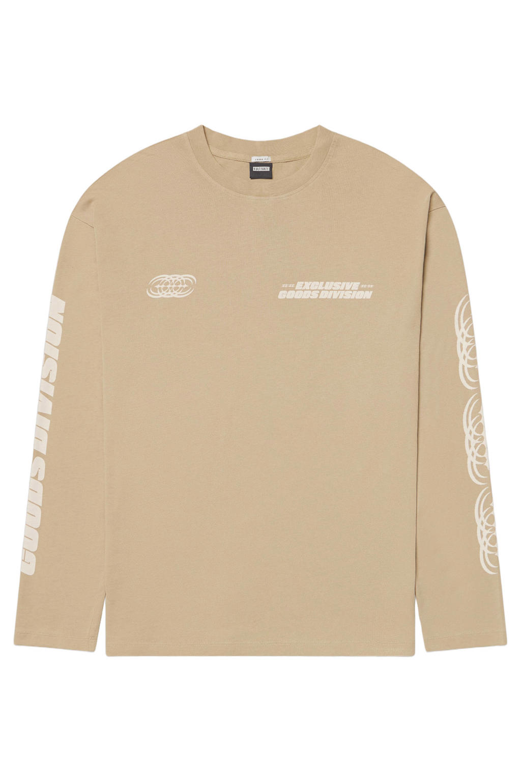 Kultivate oversized longsleeve met tekst - seneca rock