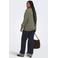 ONLY CARMAKOMA Caramelia Ls O-Neck Sweat Jrs Plus Size sweater met print - donkergroen