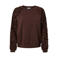 PIECES Curve Plus Size sweater met pailletten - donkerbruin
