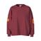 PIECES Curve Plus Size sweater met tekst - rood/oranje