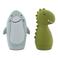 Trixie siliconen badspeelgoed Mr. Shark & Mr. Dino - groen & blauw
