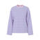 PIECES oversized gestreepte longsleeve - lichtroze