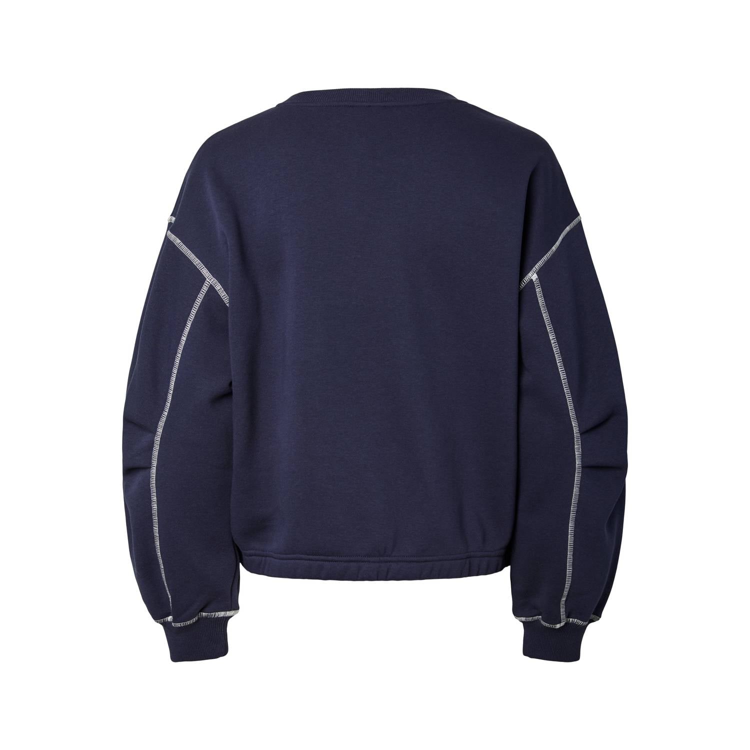 PIECES pullover donkerblauw