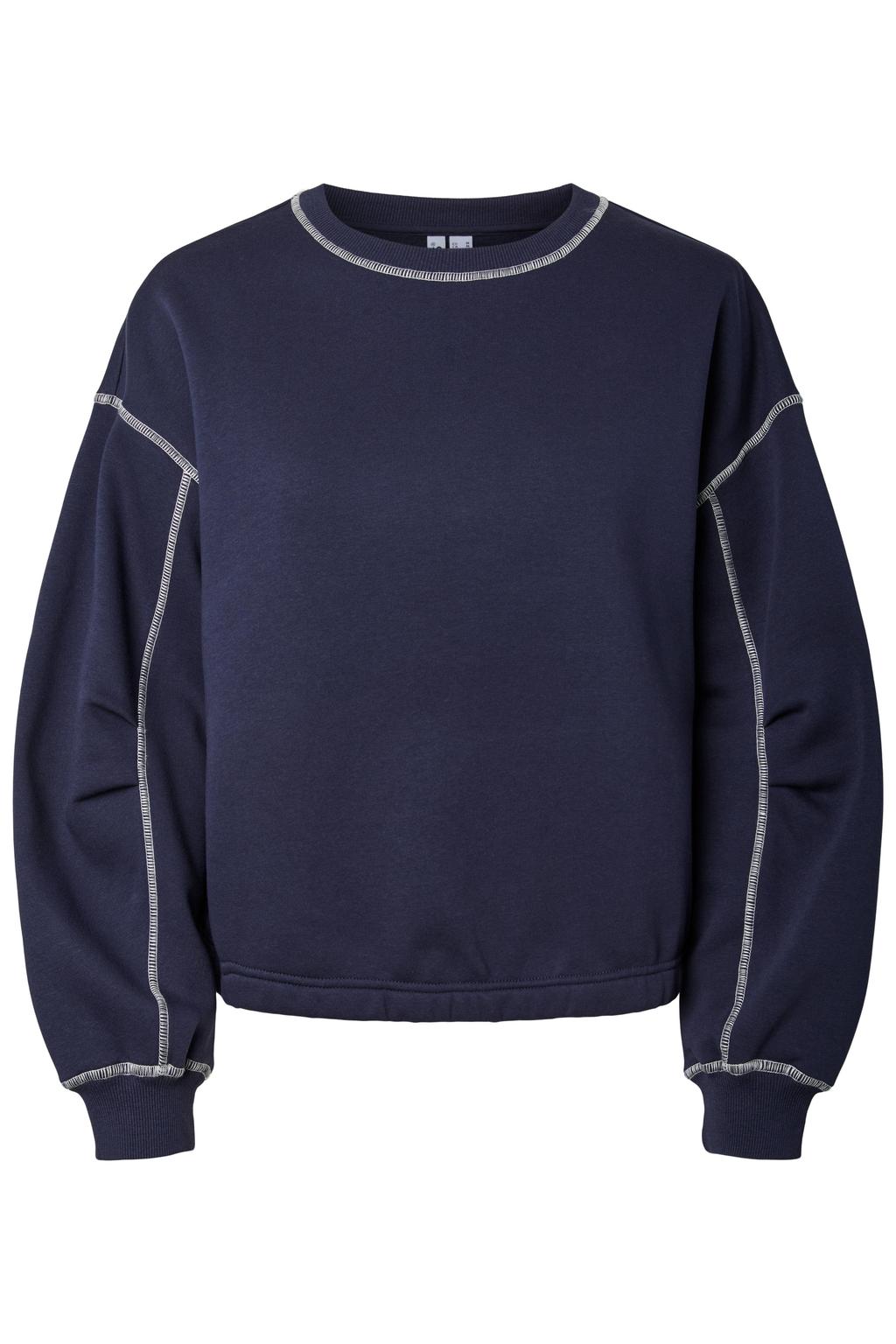 PIECES pullover - donkerblauw