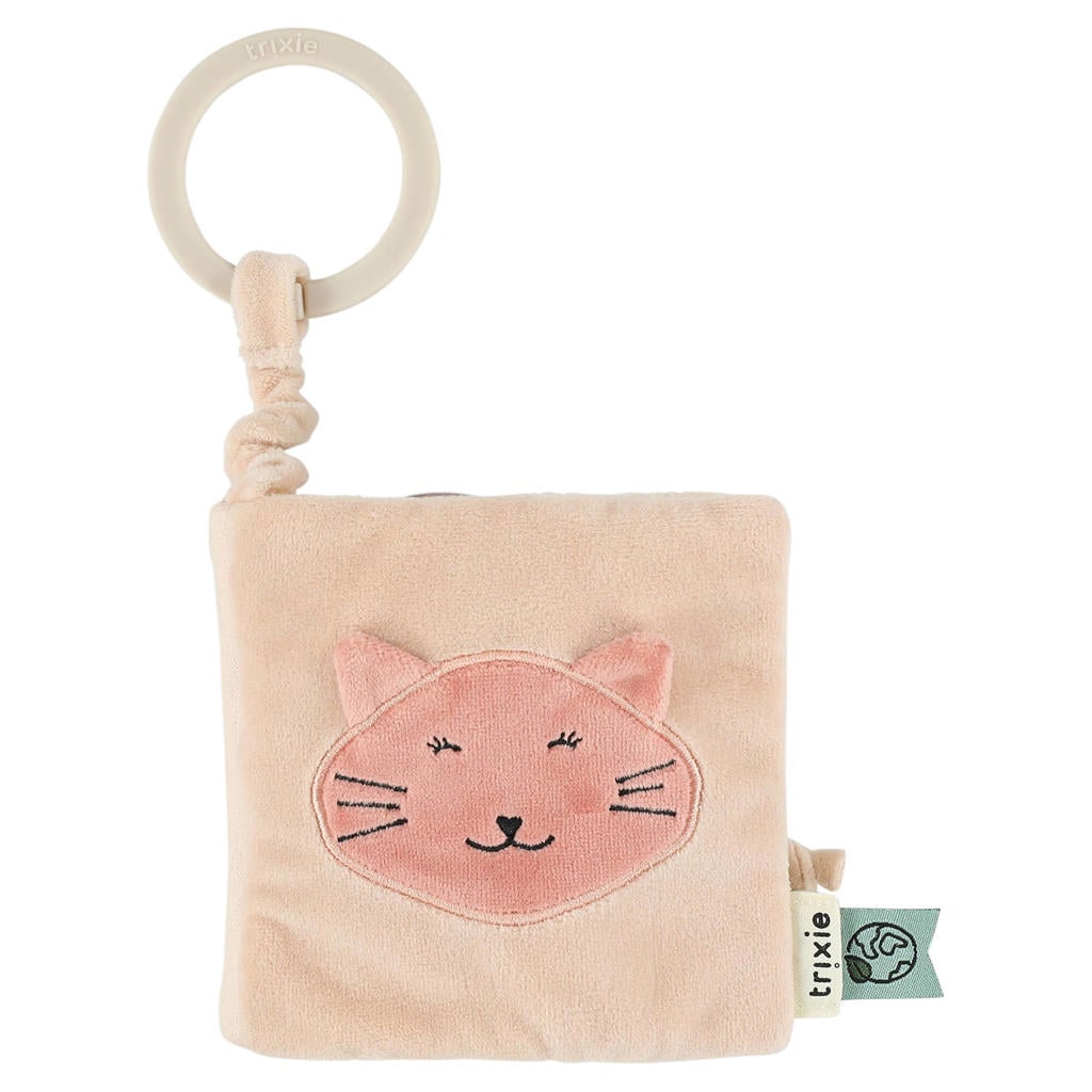 Trixie babyboekje Mrs. Cat - roze