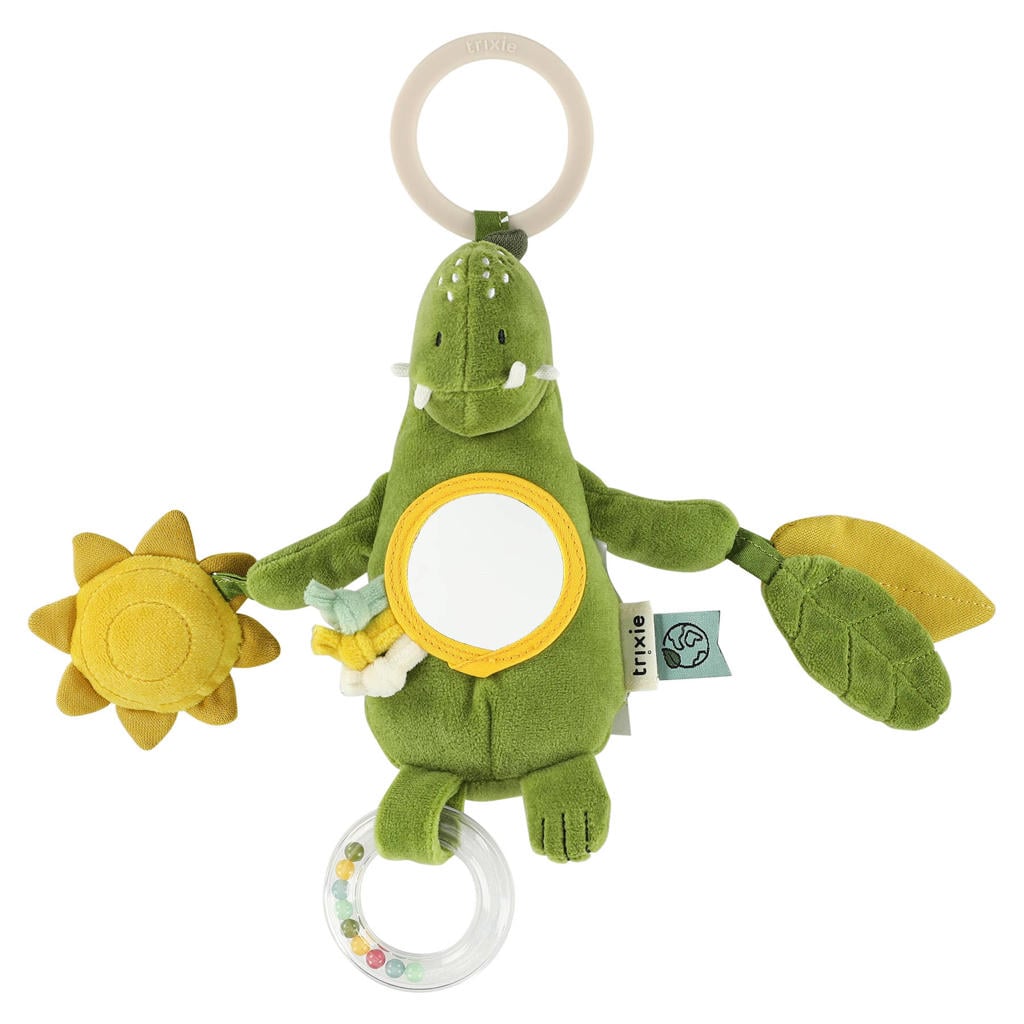 Trixie hangend activiteitenspeeltje Mr. Dino - groen