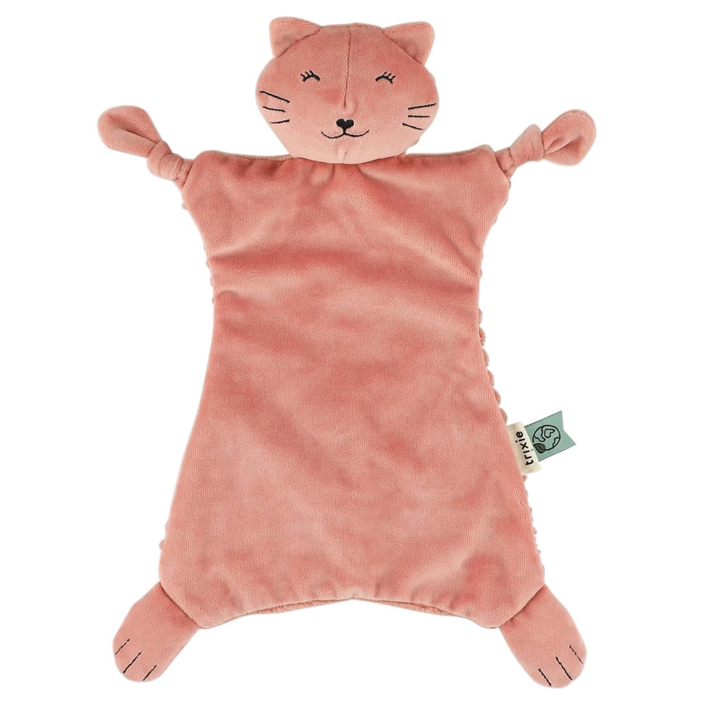 Trixie knuffeldoekje Mrs. Cat - roze