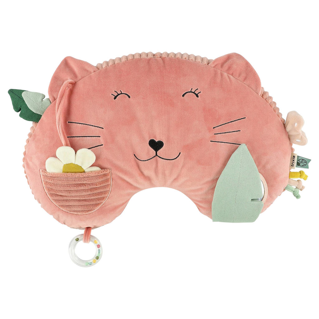 Trixie tummy time kussen Mrs. Cat - roze